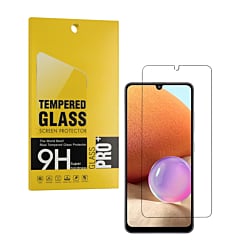 Stock up on the Clear Tempered Glass for Galaxy A32 A325, 2.5D design, one piece pack.
