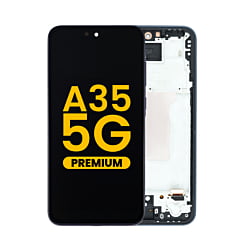 Order the OLED Assembly with Frame for Galaxy A35 5G A356 2024 in Awesome Navy, Premium.