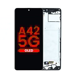 Grab wholesale deals on the OLED Assembly with Frame for Galaxy A42 5G A426 2020, 6.52-inch, Aftermarket OLED.