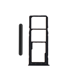 Buy the Dual SIM Card Tray for Galaxy A50 A505, A30 A305, and A20 A205 in black.