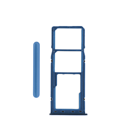 Shop the Dual SIM Card Tray for Galaxy A50 A505, A30 A305, and A20 A205 in blue.