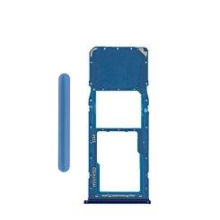 Shop the SIM Card Tray for Galaxy A50 A505, A30 A305, and A20 A205 in blue.