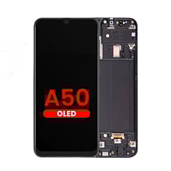 OLED Assembly with Frame for Galaxy A50 (A505U / 2019) (Aftermarket OLED)