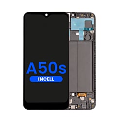 Grab wholesale deals on the LCD Assembly with Frame for the Galaxy A50s 2019 A507, without fingerprint sensor, Aftermarket Incell.