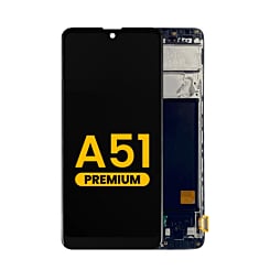 Shop the OLED Assembly with Frame, Premium quality, for Galaxy A51 4G A515 2019.
