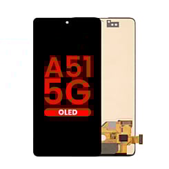Order the OLED Assembly without Frame for Galaxy A51 5G, model A516 from 2020 – Aftermarket OLED.
