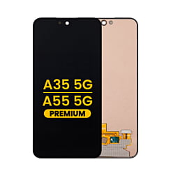 Buy the OLED assembly without frame for the Galaxy A35 5G 2024 and A55 5G 2024, premium version.