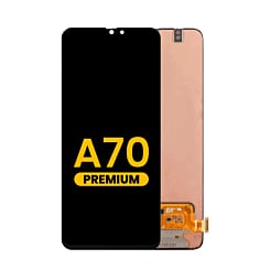 Buy the OLED assembly without frame for the Galaxy A70 2019, premium version.