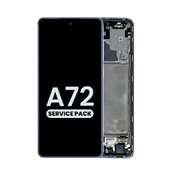 Order the Awesome Violet OLED assembly with frame, service pack, for the Galaxy A72 2021 model A725.