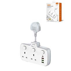 LDNIO SC2413 Universal Power Extension with 3x USB A+C Outlet (Only Ground Shipping)
