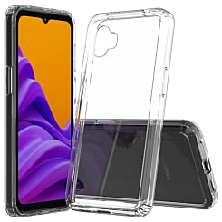 Galaxy X Cover 6 Pro Hybrid Case with Air Cushion Technology - CLEAR (Only Ground Shipping)