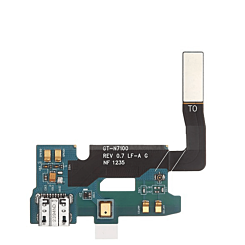 Stock up on the Charging Port Board with Flex Cable for Galaxy Note 2 N7105 International Version.