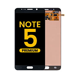 Buy the OLED Assembly without Frame for Galaxy Note 5 N920 in Black Sapphire, Premium.