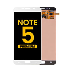 Order the OLED Assembly without Frame for Galaxy Note 5 N920 in White Pearl, Premium.