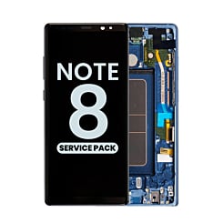 Order the OLED Assembly with Frame for Galaxy Note 8 N950 in Deepsea Blue, Service Pack.