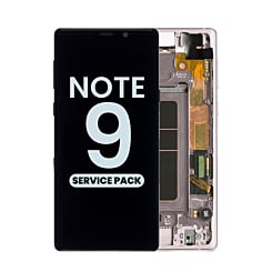 Stock up on the OLED Assembly with Frame for Galaxy Note 9 N960 in Lavender Purple, Service Pack.