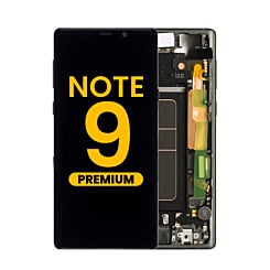 Purchase the OLED Assembly with Frame for Galaxy Note 9 N960 in Midnight Black, Premium.