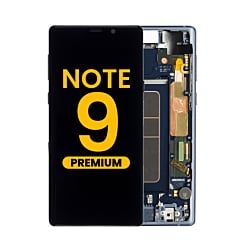 Stock up on the OLED Assembly with Frame for Galaxy Note 9 N960 in Ocean Blue, Premium.