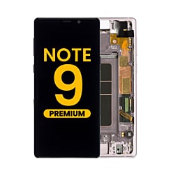 Buy the OLED Assembly with Frame for Galaxy Note 9 N960 in Lavender Purple, Premium.