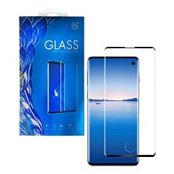 Tempered Glass Support Fingerprint Sensor for Galaxy S10 (Case Friendly / 3D Curve / 1 Piece)