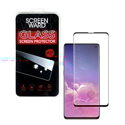 Clear Tempered Glass for Galaxy S10 (Case Friendly / 3D Curved / 1 Piece)