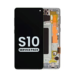 Purchase the OLED assembly with frame for Galaxy S10 G973 in Prism Green, service pack.