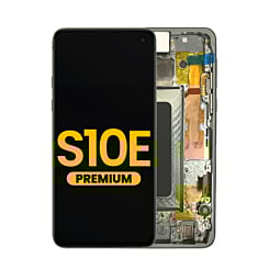 Grab wholesale deals on the OLED assembly with frame for Galaxy S10E G970 in Prism Green, premium quality.