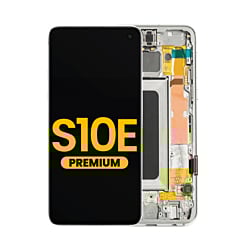 Stock up on the OLED assembly with frame for Galaxy S10E G970 in Prism White, premium quality.