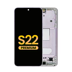 Purchase the OLED Assembly with Frame for the Galaxy S22 S901 in Violet Premium.
