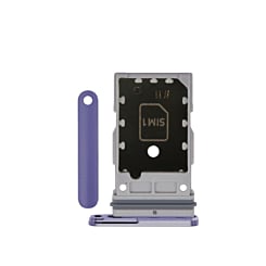 Grab the wholesale deals on the Dual SIM Card Tray for Galaxy S24 or S24 Plus in cobalt violet.
