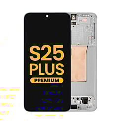Grab the wholesale deals on the OLED Assembly with Frame for Galaxy S25 Plus, model S936, in silver shadow, premium quality.
