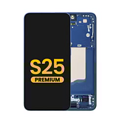 Order the OLED Assembly with frame for Galaxy S25, model S931, in navy, premium quality.