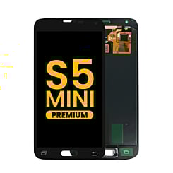 Order the premium black OLED assembly without frame for Galaxy S5 Mini G800.