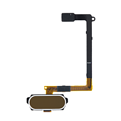 Buy the gold fingerprint sensor with flex cable for Galaxy S6.