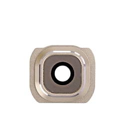 Order the gold back camera lens with bracket for Galaxy S6.
