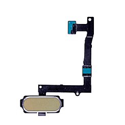 Buy the gold fingerprint sensor with flex cable for Galaxy S6 Edge Plus.