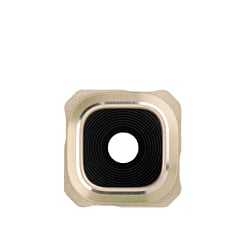 Buy the gold back camera lens with bracket for Galaxy S6 Edge Plus.