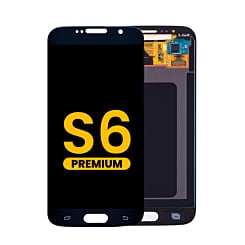 Stock up on the premium black OLED assembly without frame for Galaxy S6 G920.