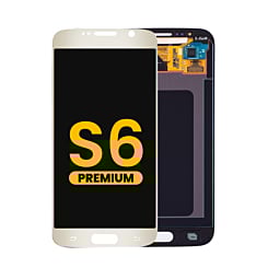 Buy the premium gold OLED assembly without frame for Galaxy S6 G920.