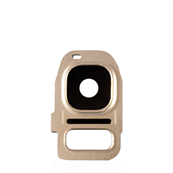 Shop the back camera lens with bracket for Galaxy S7 Edge and S7 in Gold.
