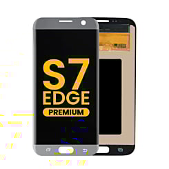 Buy the OLED assembly without frame for Galaxy S7 Edge G935 in Silver, premium.