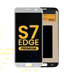 Shop the OLED assembly without frame for Galaxy S7 Edge G935 in White, premium.