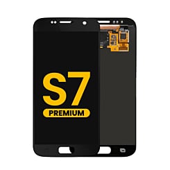 Stock up on the OLED assembly without frame for Galaxy S7 G930 in Black, premium.