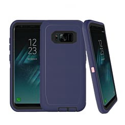 Heavy Duty Case for Galaxy S8 (DARK BLUE & BLACK) (Only Ground Shipping)
