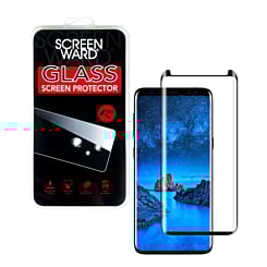 Clear Tempered Glass for Galaxy S9 Plus (Case Friendly / 3D Curved / 1 Piece)