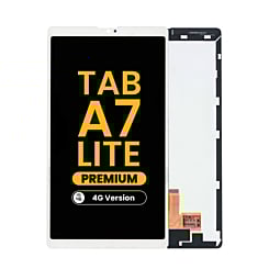 LCD Assembly without Frame for Galaxy Tab A7 Lite 8.7" (T225 / T227) (WHITE) (4G Version) (Premium)