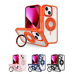 Skin Feel Transparent Case with Silicone Ring Holder for iPhone 12 / 12 Pro (Only Ground Shipping)