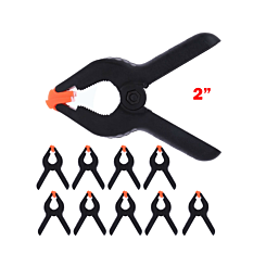 Plastic Spring Clamps 2 inch (10 Pcs)