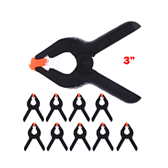 Plastic Spring Clamps 3 inch (10 Pcs) (Not Returnable)