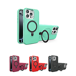 Support Heavy Duty Case with Wireless Charging Kickstand for iPhone 15 Pro (Only Ground Shipping)